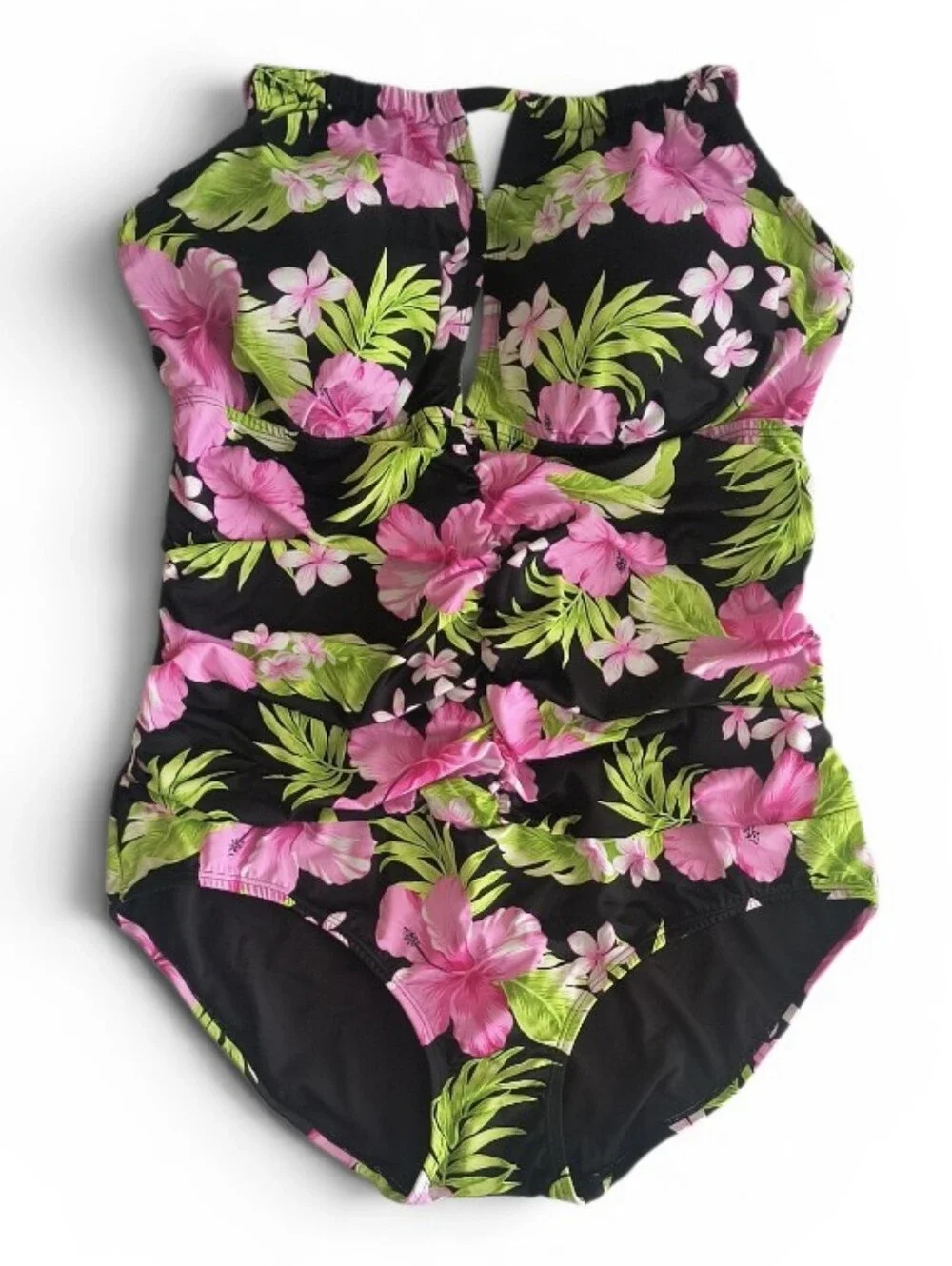 Venus Floral Aloha Plus Size One Piece Swimsuit Size 24